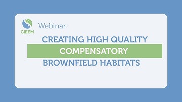 Creating high quality compensatory Brownfield Habitats