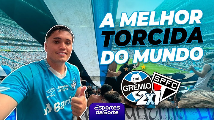 GRÊMIO 2x1 SÃO PAULO - ARENA LOTADA E FESTA NA GERAL DO GRÊMIO!