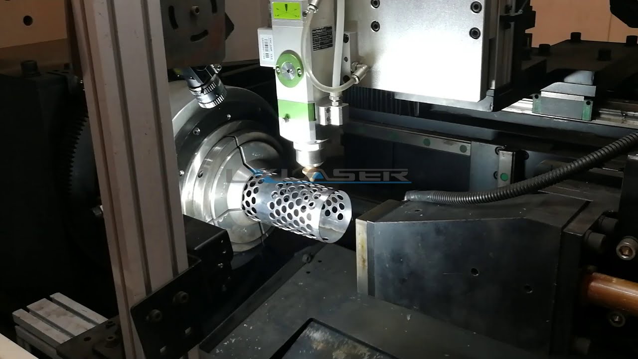 [LX Laser cutter for Auto parts] Round tube laser cutter with visual