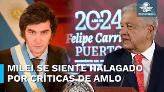 Milei llama a AMLO “ignorante” en entrevista con el periodista Andrés Oppenheimer