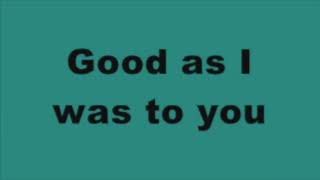 Lorrie Morgan - Good As I Was To You (karaoke)