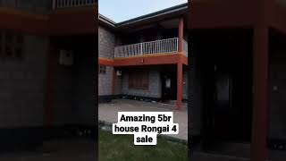 Buy this beautiful 5bedroon house in Ongata Rongai Hervic Agencies For full video