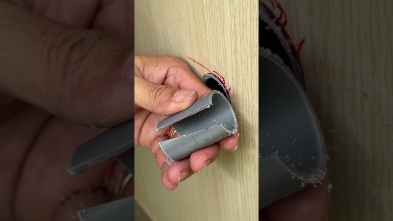 A master plumber’s pipe repair technique