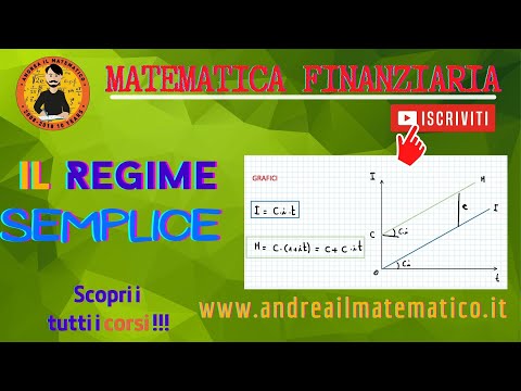 Il regime a interesse semplice-MATEMATICA FINANZIARIA