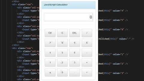Speed Coding - JavaScript Calculator