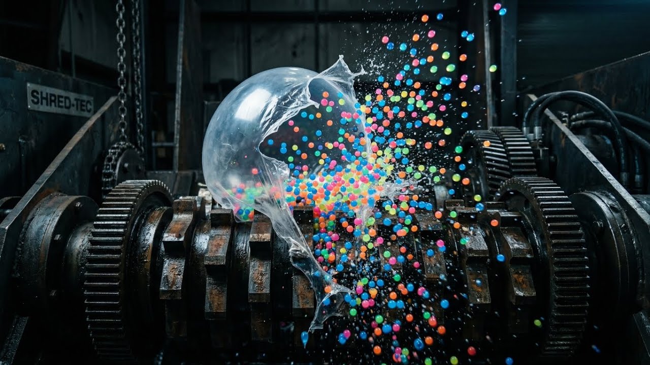 Shaking Items Shredding Colorful Objects & Squishy Things! Extremely Satisfying ASMR ...