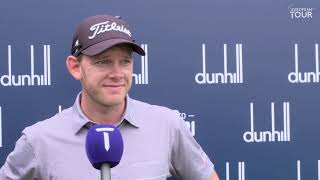 Joachim B. Hansen Friday English & Danish Flash Interview 2020 Alfred Dunhill Championship - Round 2