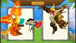 Double Flame Dragon vs Double Terra Dragon | Dragon City [BREEDING SEASON]