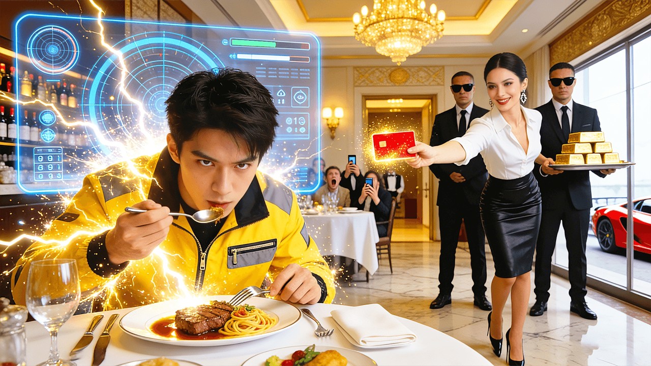 🎉穷外卖员相亲被拜金女当众羞辱，谁想到他送外卖觉醒奖励系统，第一单就奖励千万超跑，送外卖一路暴富，一路逆袭成了魔都最有钱的骑手！#drama #全集 #逆袭