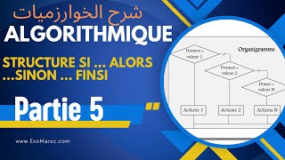 Algorithmes : Les structures alternatives  (Si Sinon Finsi) (darija) Partie 5