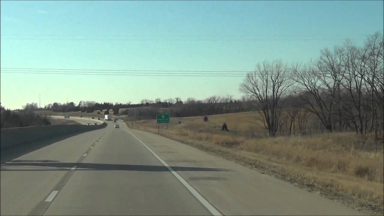 Kansas Interstate 70 West Mile Marker 360350 (1/15/13) YouTube