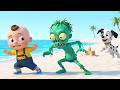 Do The Silly Silly Dance with Slimy Monster | Let's Move with Baby Zoki Nursery Rhymes