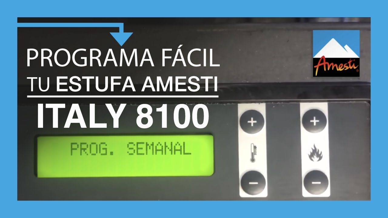 AMESTI Estufa a Pellet Amesti ITALY 6100 Rojo
