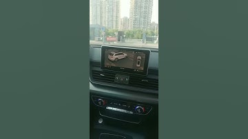 3D car around 360 degree bird view camera