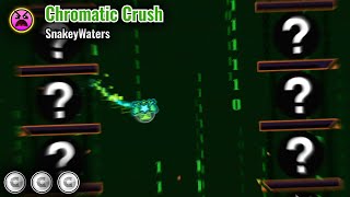 "Chromatic Crush" by SnakeyWaters (3 coins) | Geometry Dash. screenshot 5