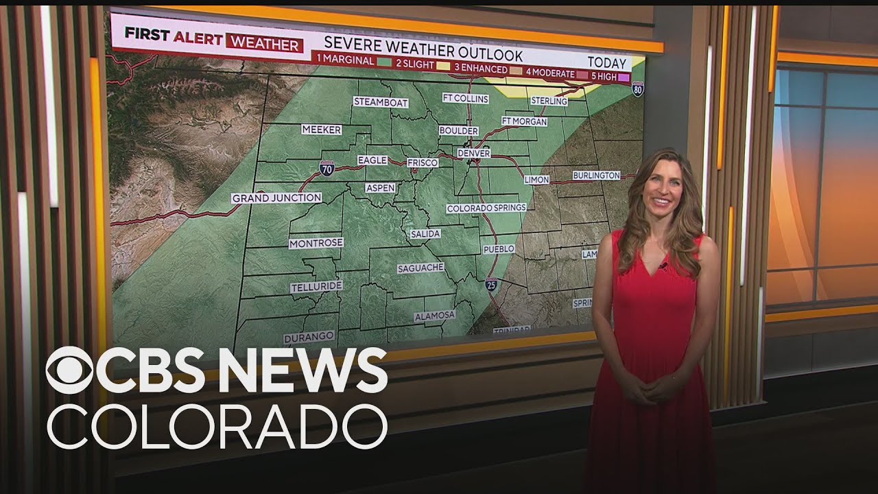 Denver weather: Potential for strong to severe storms - YouTube