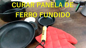O que fazer para panela de ferro não grudar?