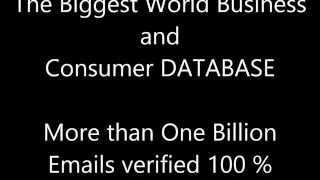 Famous World Wide Business & Consumer Email DataBase Net Worth