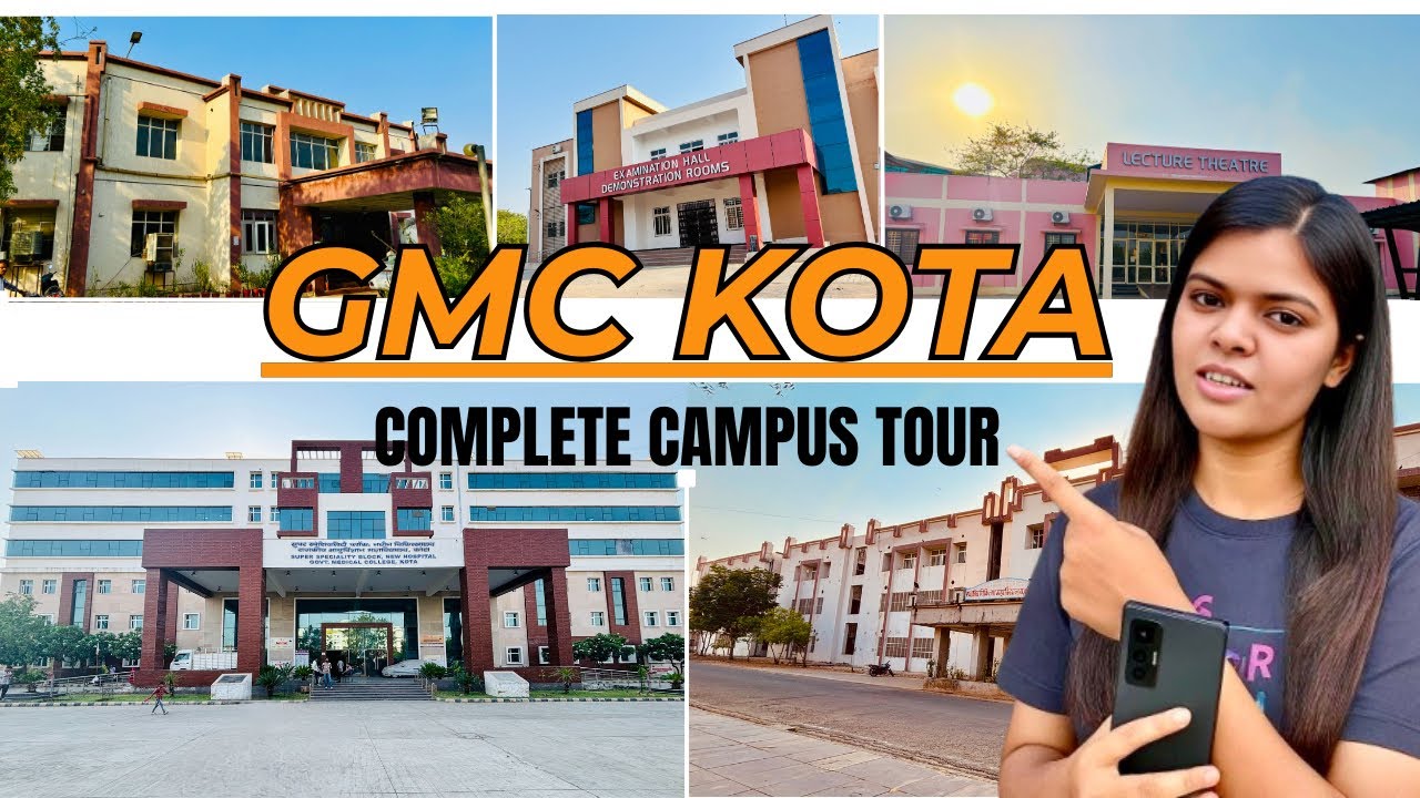 GMC Kota Campus Tour 2025 💕| GMC Kota Walkthrough | College, Hospital, Labs, Library & More!"
