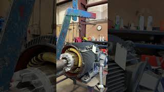 #motor #disassembly #rotor #bluecollar #industrial #mechanic #machine #electricmotor #tesla #stator