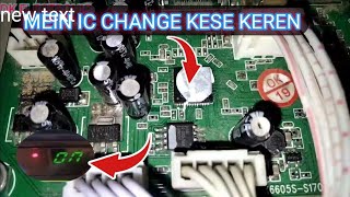 How to change mein ic processer ic ||gx6605s no video problem|| recever ko mukumal banany  tariqa