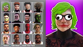 How To Get ANY FACE SCAN In NBA 2K21 (NBA 2K21 Anonymous Face Scan, Chucky Face Scan, TAZ FACE 2K21)