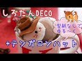 しろたんにテンガロンハットを作ってあげよう。【しろたんDECO】