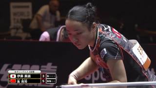 女子シングルス4回戦 伊藤美誠 vs 朱 雨玲 第4ゲーム