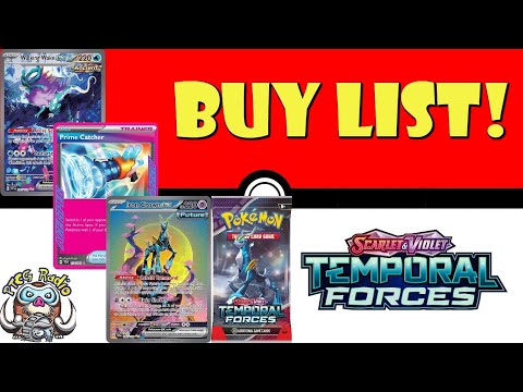 Temporal Forces Pokmon TCG Buy List! (HUGE New Pokmon TCG Set) (Buyer's  Guide) - YouTube