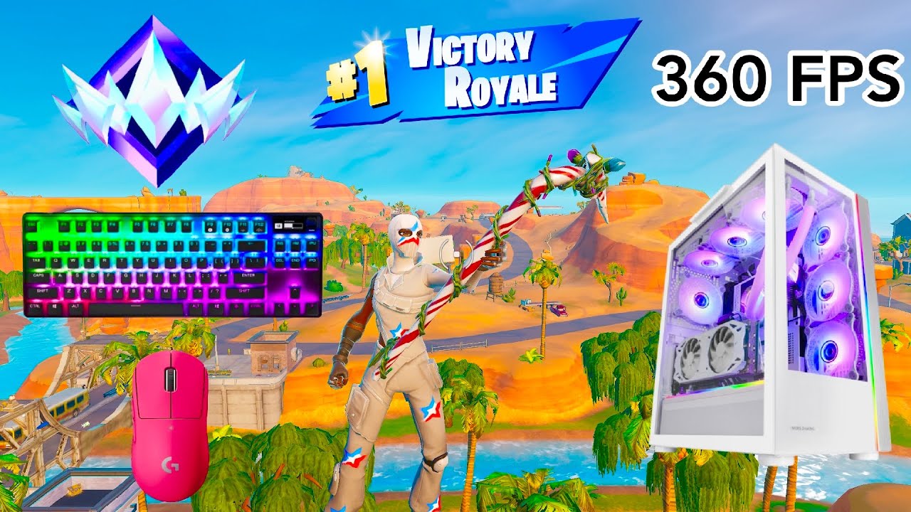 Fortnite Unreal Ranked Reload On PC | Keyboard & Mouse Gameplay | 360 FPS | 4K