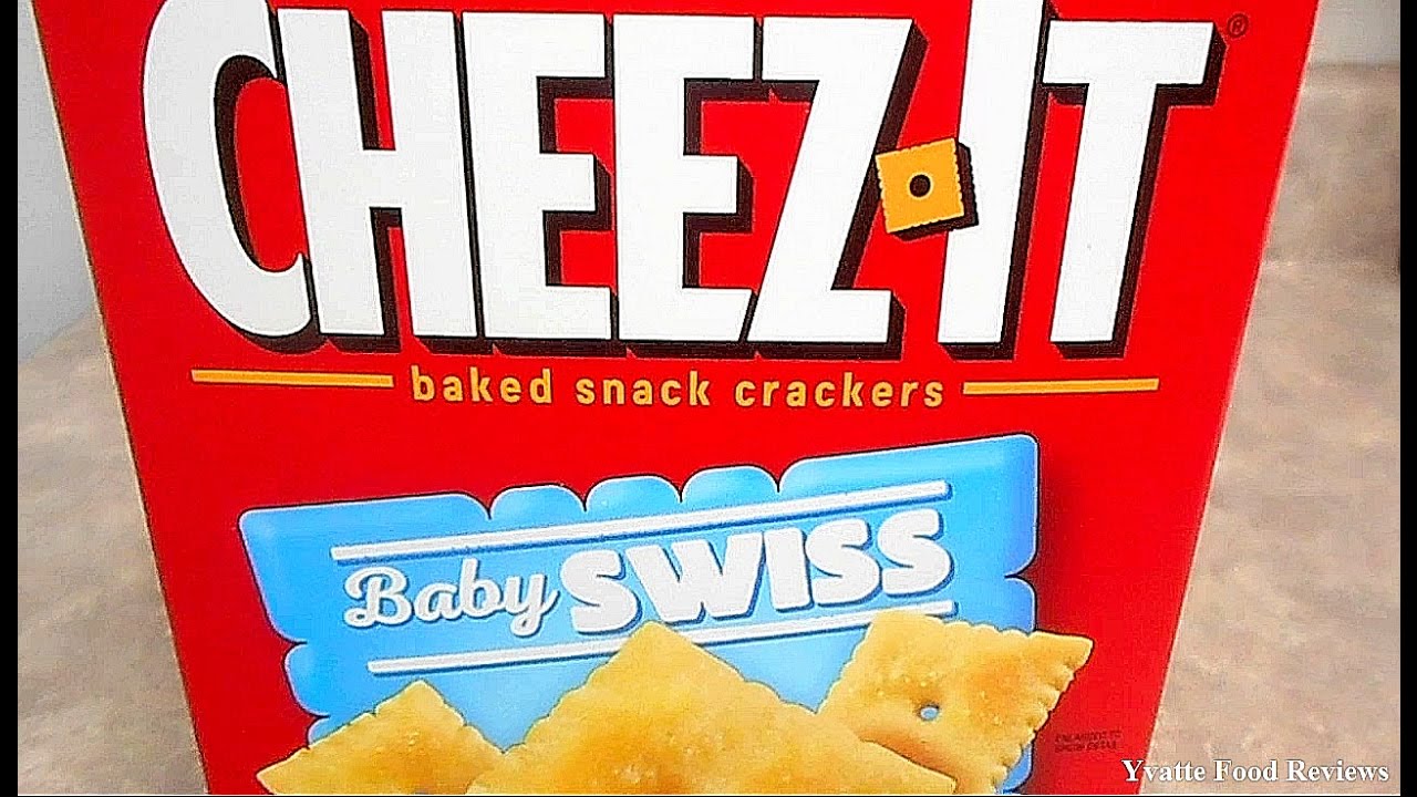 Cheezit Baby Swiss Crackers Review YouTube