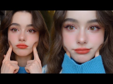 super cute & natural Christmas makeup ♡ Dasha Taran