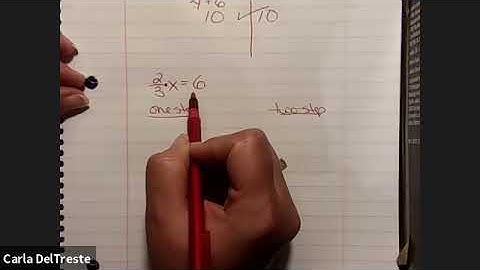 Section 1.1 part 1 - Solving equations