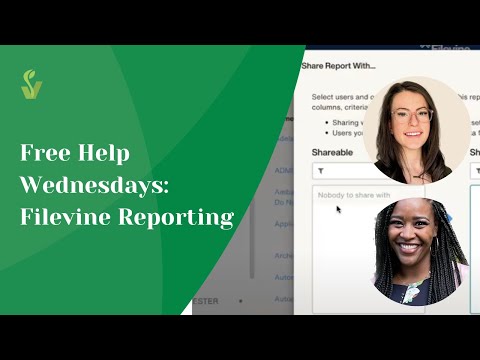 Free Help Wednesdays: Filevine Reporting