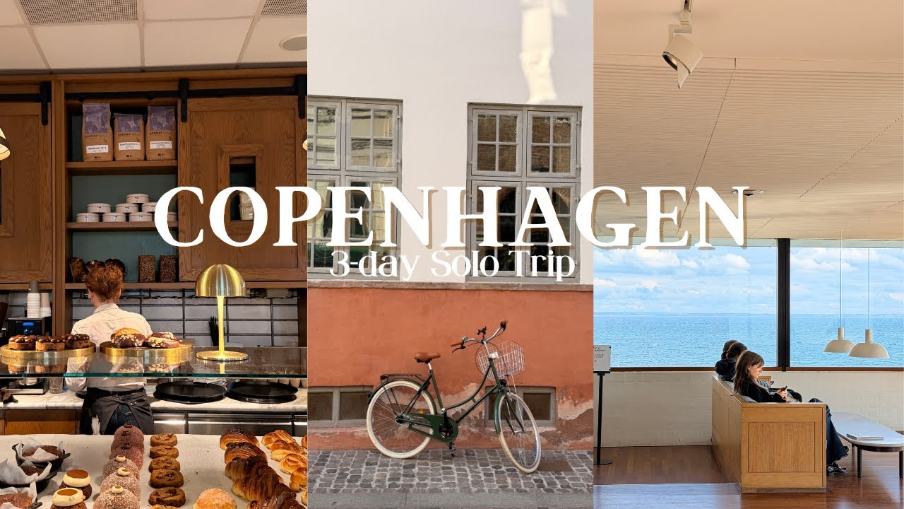 Copenhagen 3-Day Solo Trip | Coffee, Bakeries, Art, Gardens & Architecture 🇩🇰
