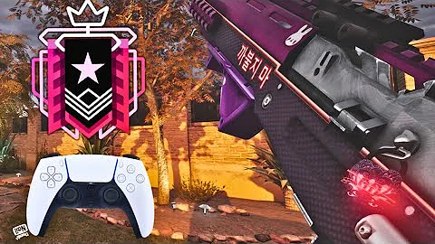 AGGRESSIVE *HIGH SENS* CONTROLLER CHAMPION DOMINATES CHAMP RANKED - BEST NO RECOIL SETTINGS FOR R6