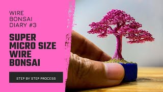 Micro Size Wire Bonsai Tree | Bottle Cap as Pot (Wire Bonsai Diary #3) - Tutorial Bonsai Pohon Kawat