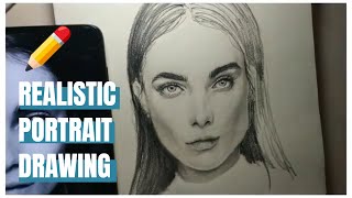 Graphite Portrait Drawing Time Lapse || Crtanje Portreta Grafitnom Olovkom