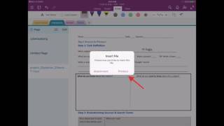 OneNote: Inserting a PDF