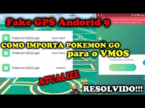 COMO ATUALIZAR POKÉMON GO/VMOS/FAKE GPS ANDROID 9/0.157.1