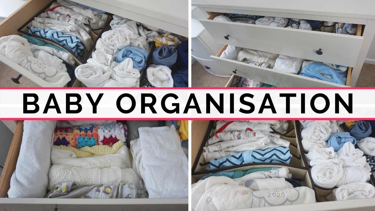 HOW TO ORGANISE BABY CLOTHES 2020 Nursery organisation ideas YouTube