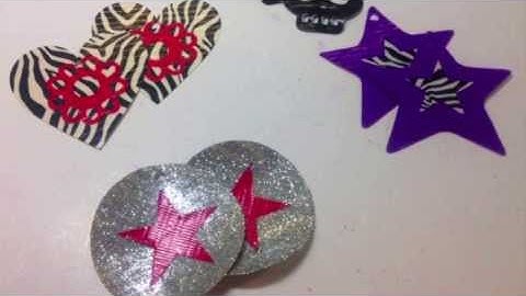 Duct Tape Earrings Instructional Video with Crafty Chica