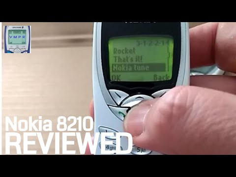 Review of Nokia 8210 Mobile Phone from 1999.