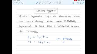 Spurious Regression or Nonsense Regression