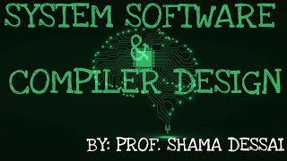 15/7CS63-System Software and Compiler Design-Module 4-Syntax Analysis-Part3-by Prof. Shama Dessai