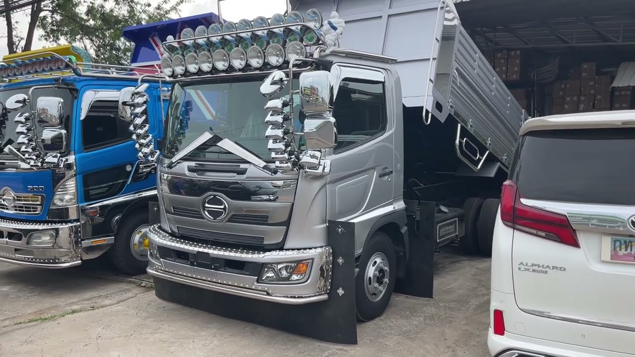 ฮีโน่ โดมิเนเตอร์ รถดั้มออกห้างป้ายแดง สีเทาแรมโบ สวยมากๆ