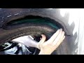 ремонт бокового повреждения шины на вулканизаторе ОЛКО