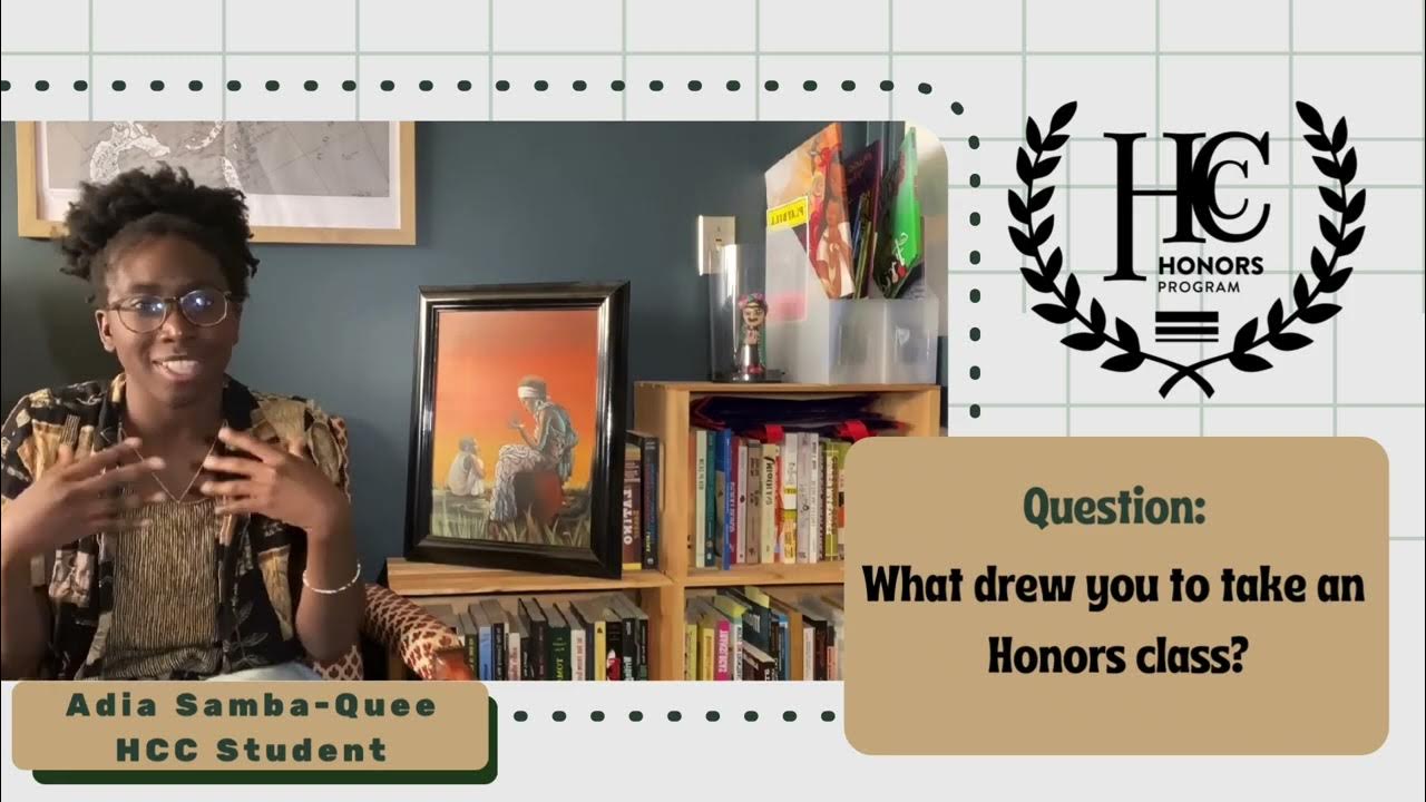 Honors at HCC YouTube