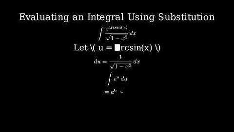 Integral of e^arcsin(x)/sqrt(1-x^2) (substitution)