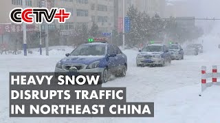 Heavy Snow Disrupts Traffic in Northeast China